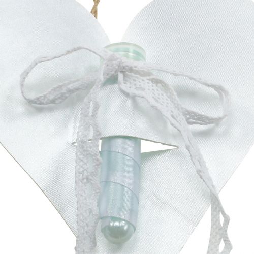 Floristik24 Sydänripustin orkideputkilla valkoinen 16cm 6kpl