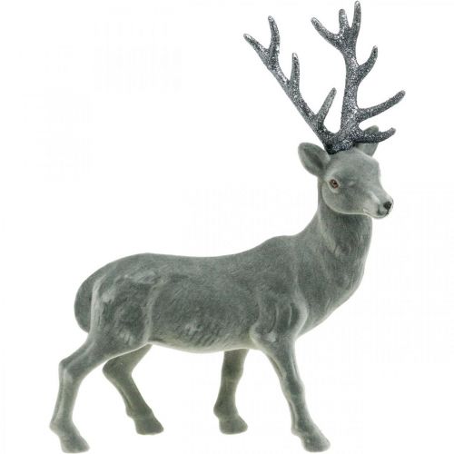 Koristehirvi Koristefiguuri Koristeporo Antrasiitti K40cm