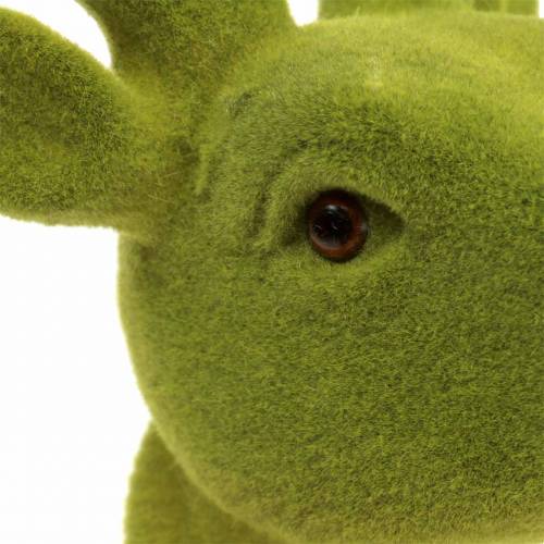 Floristik24 Deco Peuranpää Flocked Moss Vihreä 30cm x 23cm