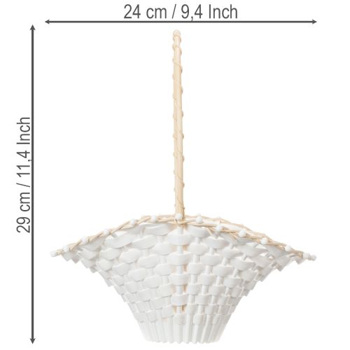 Hääkukkakori 24cm x 17cm | Floristik24.fi