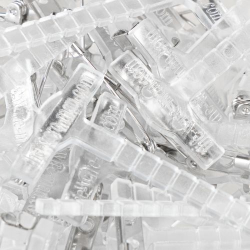 kohteita Häärintaneulat läpinäkyvät/hopeiset 5 cm 50 kpl