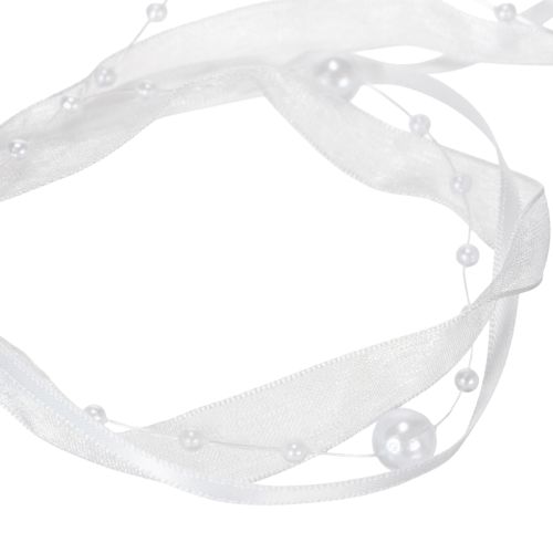 kohteita Häänauha valkoinen 20mm 5m