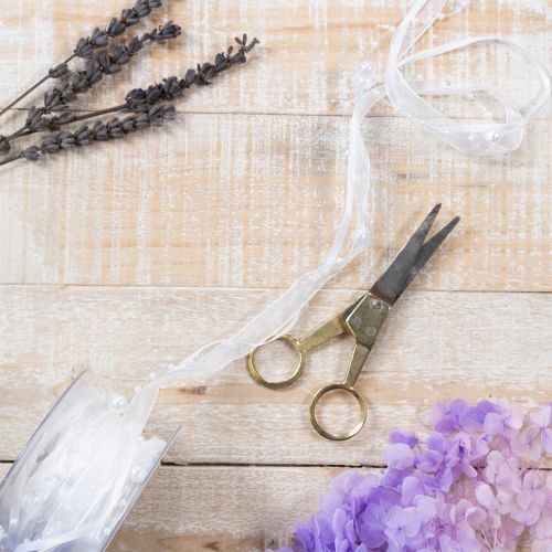 kohteita Häänauha valkoinen 20mm 5m