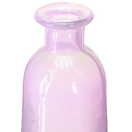 kohteita Korkea kukkamaljakko purppurapulloja koristelasia Ø6,5cm K30cm