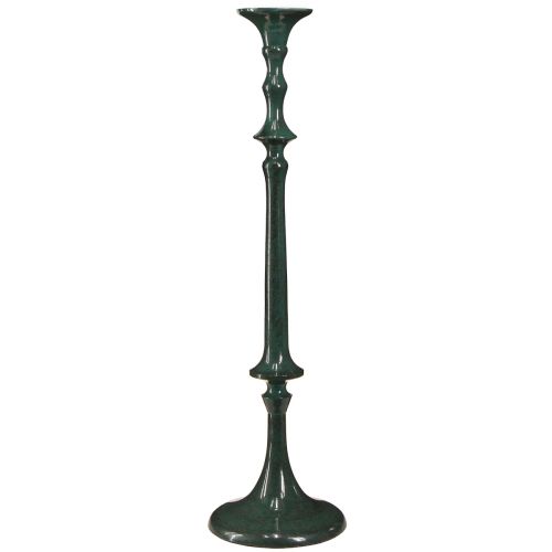 kohteita Korkea metallikeraaminen kynttilänjalka vihreä, H49cm