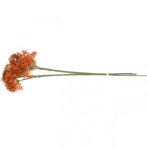 Floristik24 Elder oranssi keinotekoinen kukkiva oksa 52cm 4kpl 4kpl