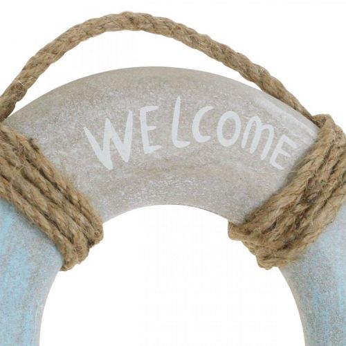 Floristik24 Maritime Deco pelastusrengas Deco Nautical Wood Deco Ø30cm