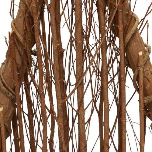 kohteita Puinen kuusen koristelu puu koristelu luonnon oksat viiniköynnökset 25x10x50cm
