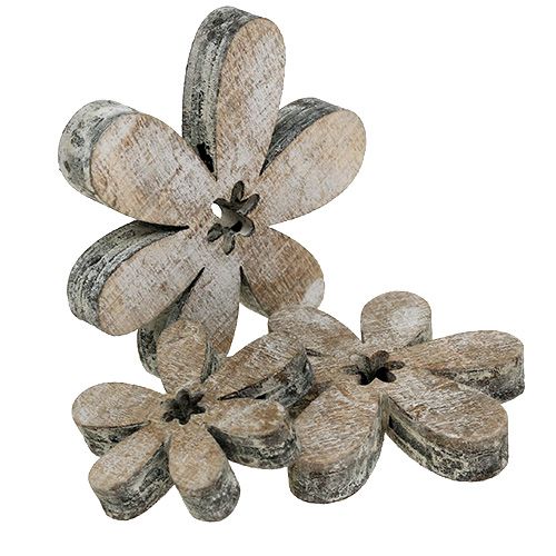 Puiset kukat 3-5cm luonnonvalkoinen 22 kpl | Floristik24.fi