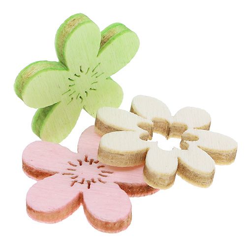 Floristik24 Puiset kukat ripottele koristeluun Ø2cm pastellivalikoimaa. 144st