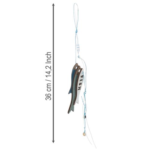 Puiset Kala-Ripustuskoristeet, Siniset, 36 cm, 4 Kappaletta | Floristik24.fi
