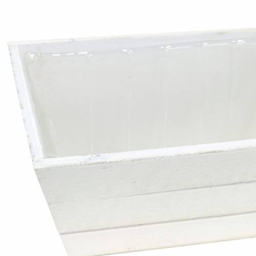 kohteita Istutuslaatikko puinen laatikko valkoinen 20x12cm K10cm
