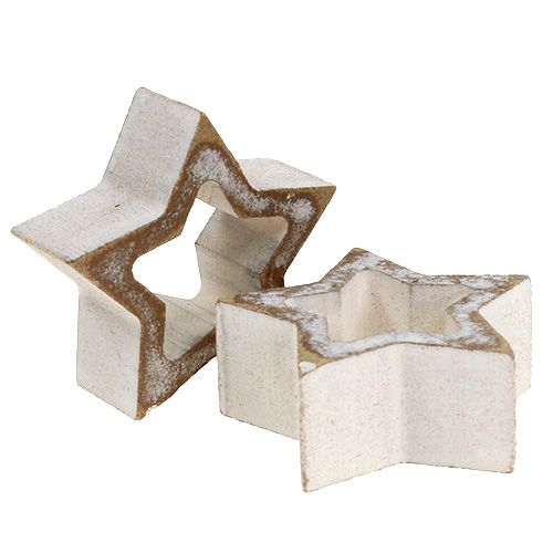 Floristik24 Puiset tähdet avautuvat 5cm 12kpl