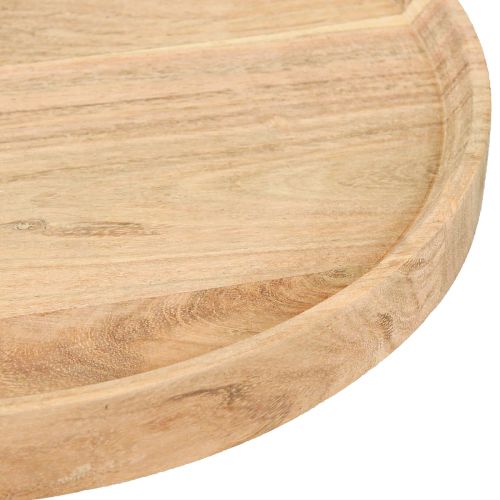 kohteita Luonnollisesta akaasiapuusta valmistettu pyöreä puutarjotin Ø30cm K2,5cm