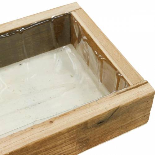 Floristik24 Puinen istutusalusta, kasvilaatikko, puinen koristelu, kukkalaatikko 30cm