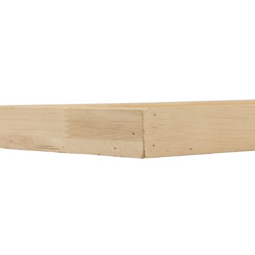 Floristik24 Puinen tarjotin koristeellinen tarjotin puinen suorakaiteen muotoinen luonnollinen 50×17×2,5cm
