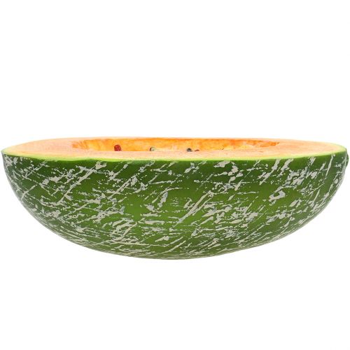 Floristik24 Honeydew melonin puolikas 22,5cm vaalean oranssi
