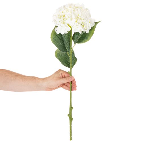 Keinotekoinen hortensia, pitkävartinen tekokukka, 60 cm | Floristik24.fi