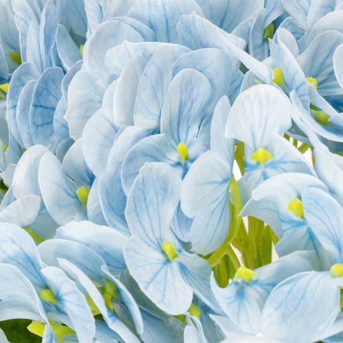 kohteita Keinotekoiset hortensiat, elävän näköinen kuvio, olohuoneen sisustukseen, 34 cm, 3 kpl