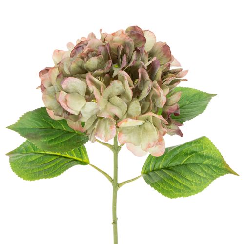 Keinotekoinen hortensia koristekukka varrella, 46cm