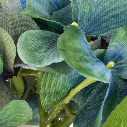 Tekohortensia, sinivihreä, koristeellinen yksivartinen, 53 cm | Floristik24.fi