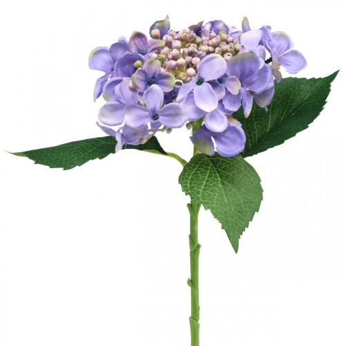 Floristik24 Koristeellinen hortensia, silkkikukka, tekokasvi violetti L44cm