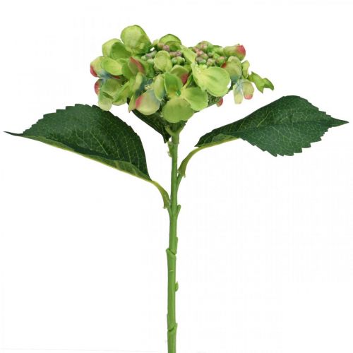 Floristik24 Keinotekoinen hortensia, kukkakoristeet, silkkikukkavihreä L44cm