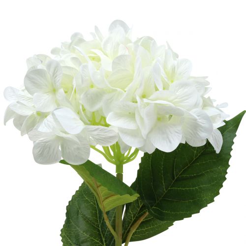 Floristik24 Hortensia suuri keinotekoinen valkoinen L110cm