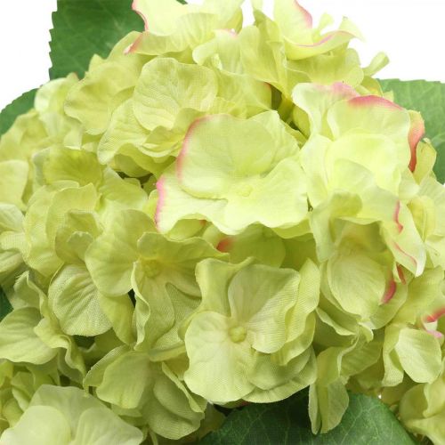 Floristik24 Hortensia tekovihreä tekokukkakimppu 5 kukkaa 42cm
