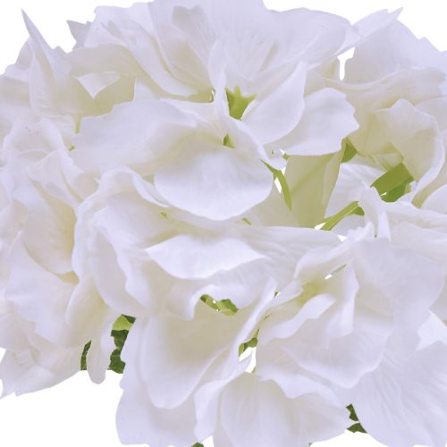 kohteita Hortensia Keinotekoiset Valkoiset Real Touch -kukat 33cm