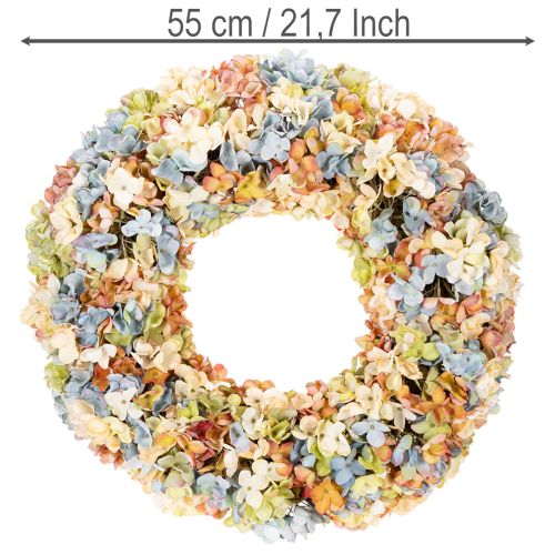 Tekohortensiaseppele, värikäs, oveen ja seinään, 55cm | Floristik24.fi