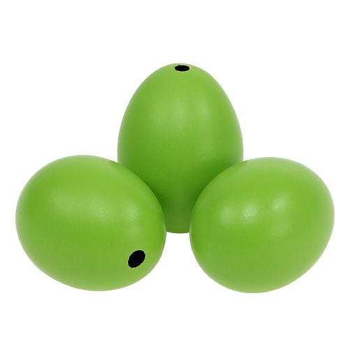 Floristik24 Kananmunat 5,5cm - 7cm vihreä 10 kpl