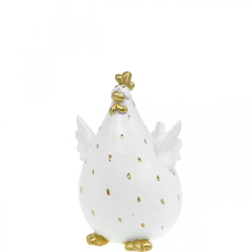 Floristik24 Alkuperäinen pääsiäiskoristeet, hauska kana, pöytäkoristelukevät, pääsiäiskana H9cm 1 kpl