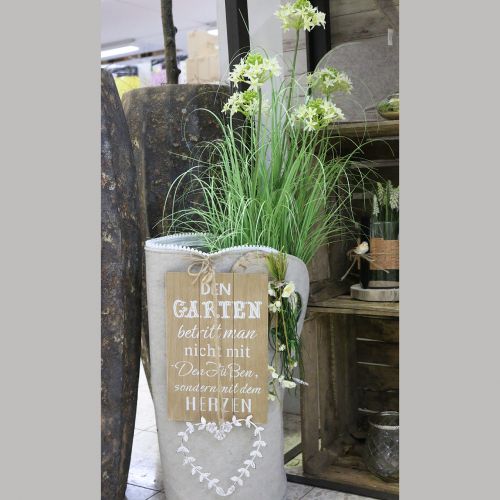 Floristik24 Huopalaukku Harmaa K58cm