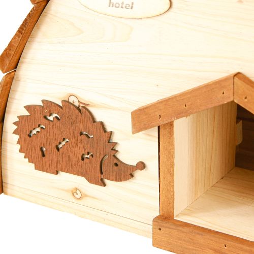 kohteita Hedgehog House Hedgehog Hotel Fir Wood Feeding Station Wood 34×18×24cm