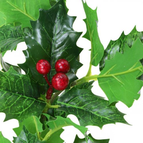 kohteita Jouluseppele keinotekoinen holly Ilex seppele 160cm