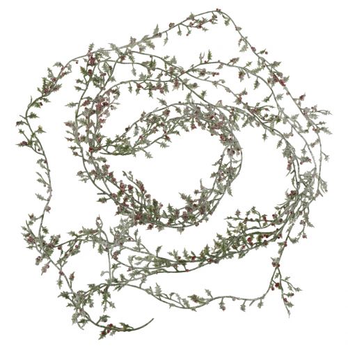 Floristik24 Holly garland luminen 120cm 6kpl