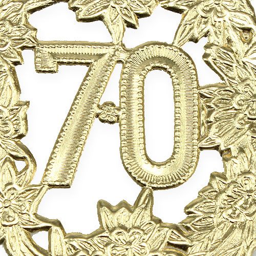 kohteita Juhlapäivänumero 70 Ø8cm 10kpl