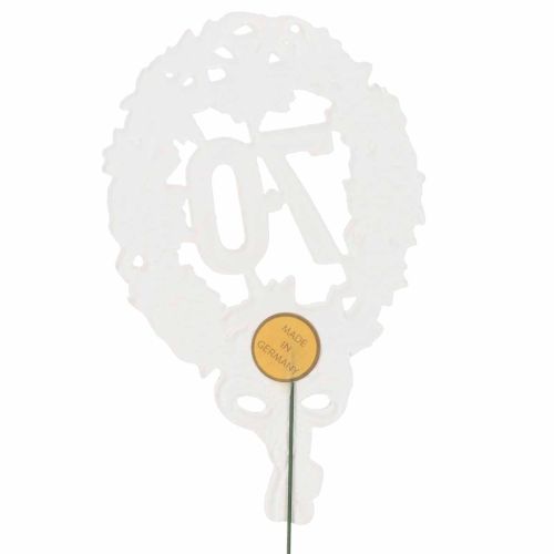 Merkkipäivänumero 70, 12 cm,