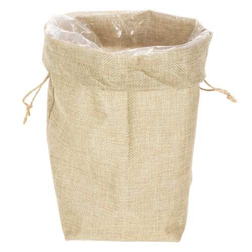 Juuttipussi 13,5 × 11 cm, korkeus 25 cm | Floristik24.fi