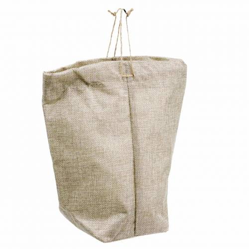 Juuttilaukku 20 × 10cm H30cm lahjapussi