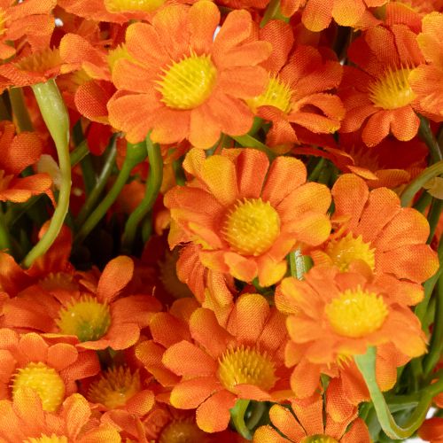 kohteita Tunnelmallinen kamomillan tekokukkien kimppu, 27 cm, 3 kpl