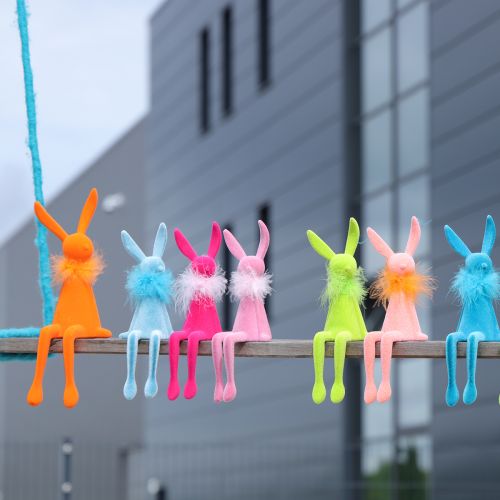 kohteita Pääsiäispupun hyllyvahti, istuva pääsiäispupuhahmo pääsiäiseen ja kevääseen, 27 cm, 2 kpl