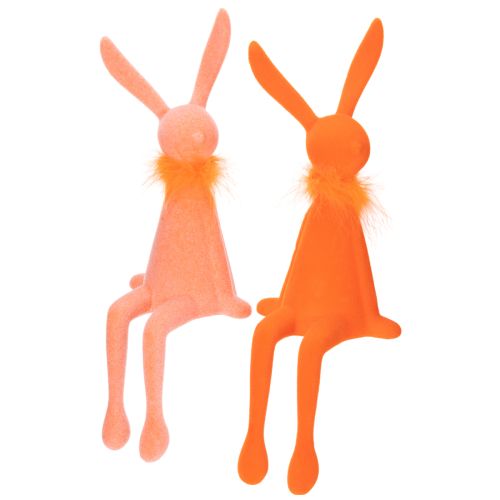 Pääsiäispupun hyllykoristeet, olohuoneen koriste, seisova pääsiäiskoriste, 36 cm, 2 kpl