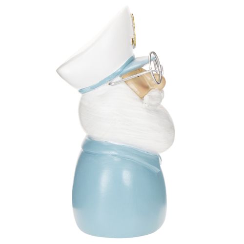 Kapteenihahmo, meriaiheinen, lasit ja hattu, 16 cm | Floristik24.fi