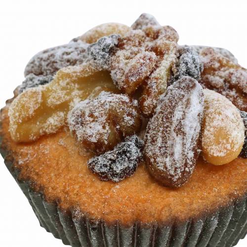 Floristik24 Keinotekoiset muffinit pähkinöillä 7cm 3kpl