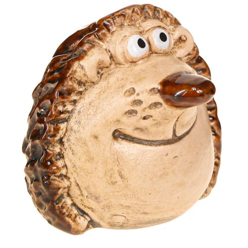Keraaminen siilihahmo, syksyn koriste, käsinmaalattu, K7cm, 3 kpl