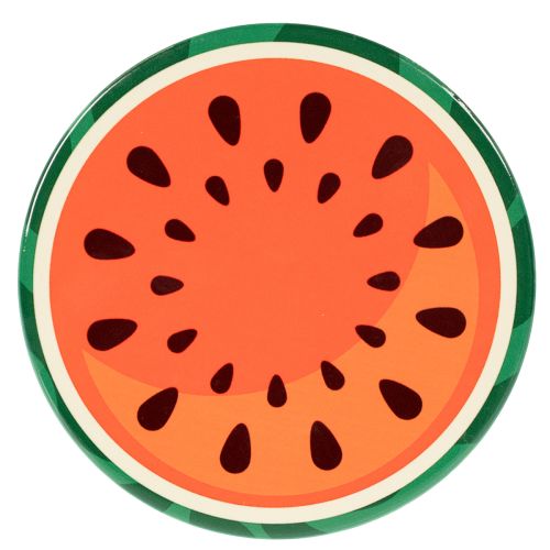 kohteita Hedelmälasinalussetti, hedelmäaiheinen, pöytäkoriste, keittiö ja olohuone, 10 cm, 6 kpl