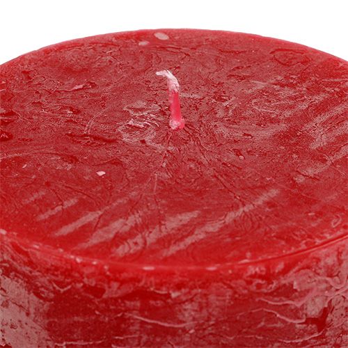 Floristik24 Kynttilä punainen 100mm x 150mm värillinen 4kpl