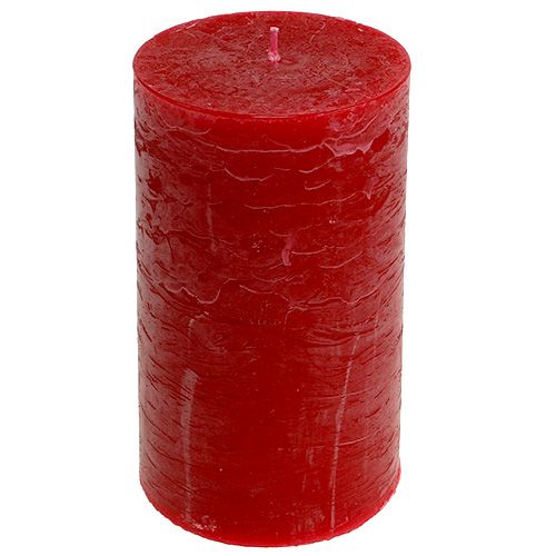 kohteita Kynttilä punainen 85mm x 200mm pilarikynttilä yksivärinen 2 kpl